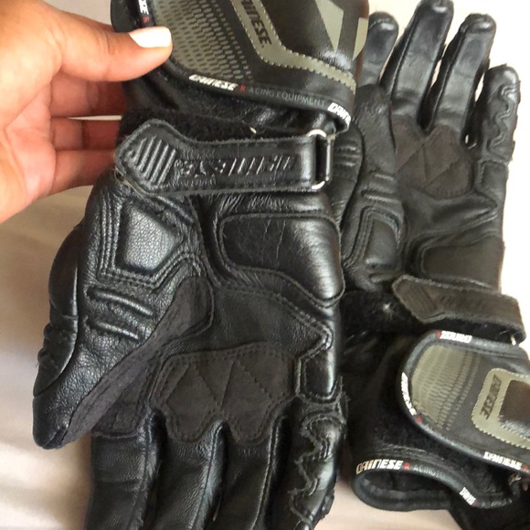 Leather motorcycle gloves - Picture 5 of 8